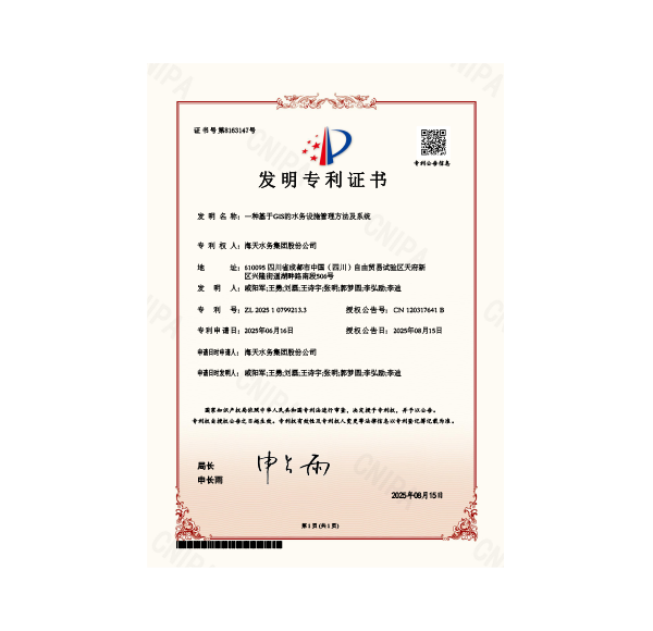 一种基于GIS的水务设施治理要领及系统