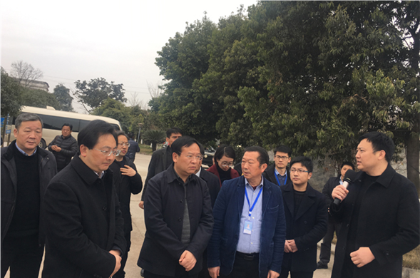 杨洪波副省长考察简阳市城南污水处置惩罚厂