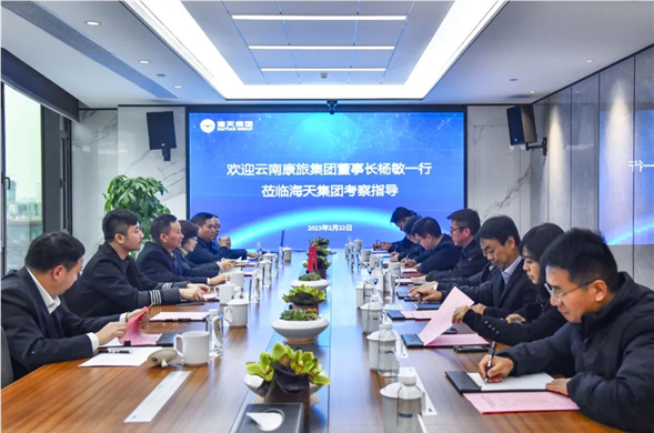 尊龙凯时集团与云南康旅集团举行事情座谈
